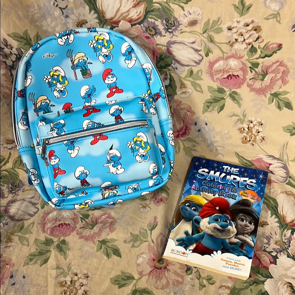 Smurfs Blue Backpack
